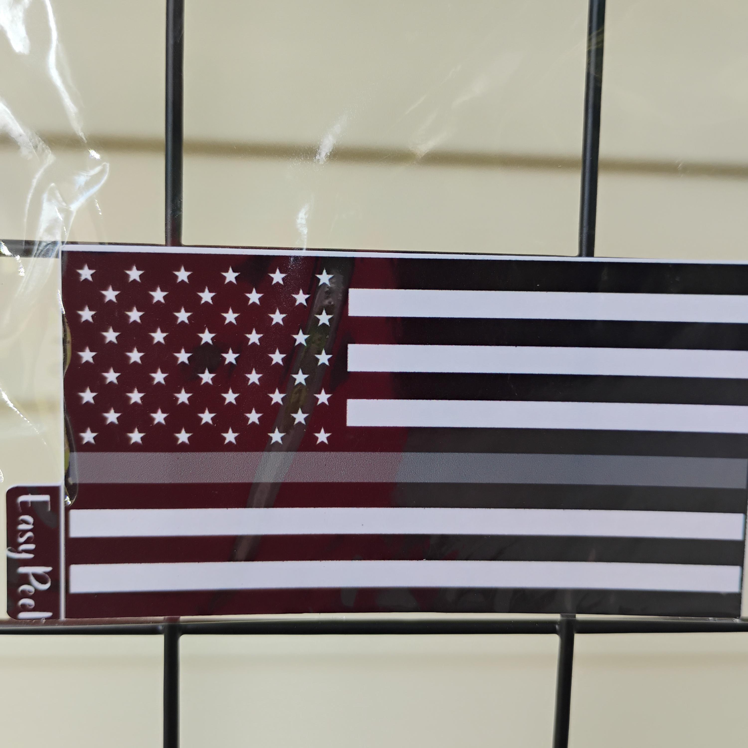 Jailer Sticker Gray Line Corrections Officer Flag Sticker, Jailer, Department of ...
