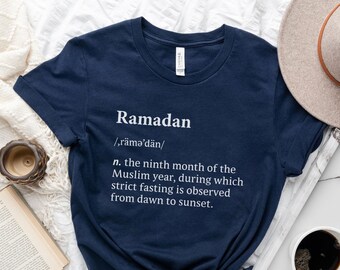 Ramadan Definition Family Shirts, Ramadan Family Shirts, Family Feast, Eid Ramadan Mubarak, Ramadan Shirts, Ramadan Family Match Shirt