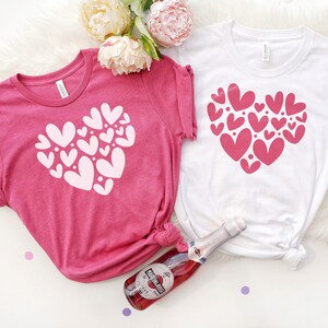 Heart Valetines Shirts, Matching Valentines Tees, Group Valentine Cute ...