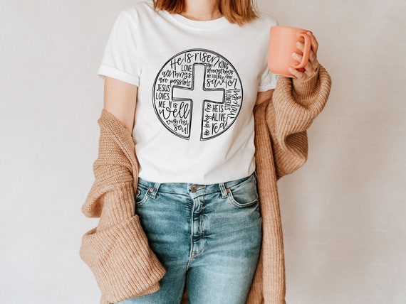 He is Risen Jesus Lover Religious Bible Verse Quotes Faith T-Shirts He is Risen Jesus Lover Religious Bible Verse Quotes Faith T-Shirts