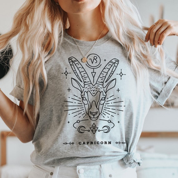 Capricorn Shirt Zodiac Sign Astrology Tshirt Birthday Gift Capricorn Shirt Zodiac Sign Astrology Tshirt Birthday Gift