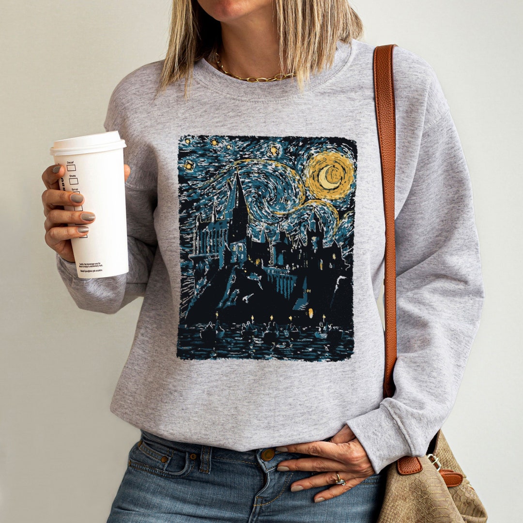 Starry Night Wizard Castle Sweatshirt, Universal Vacation Hoodie ...