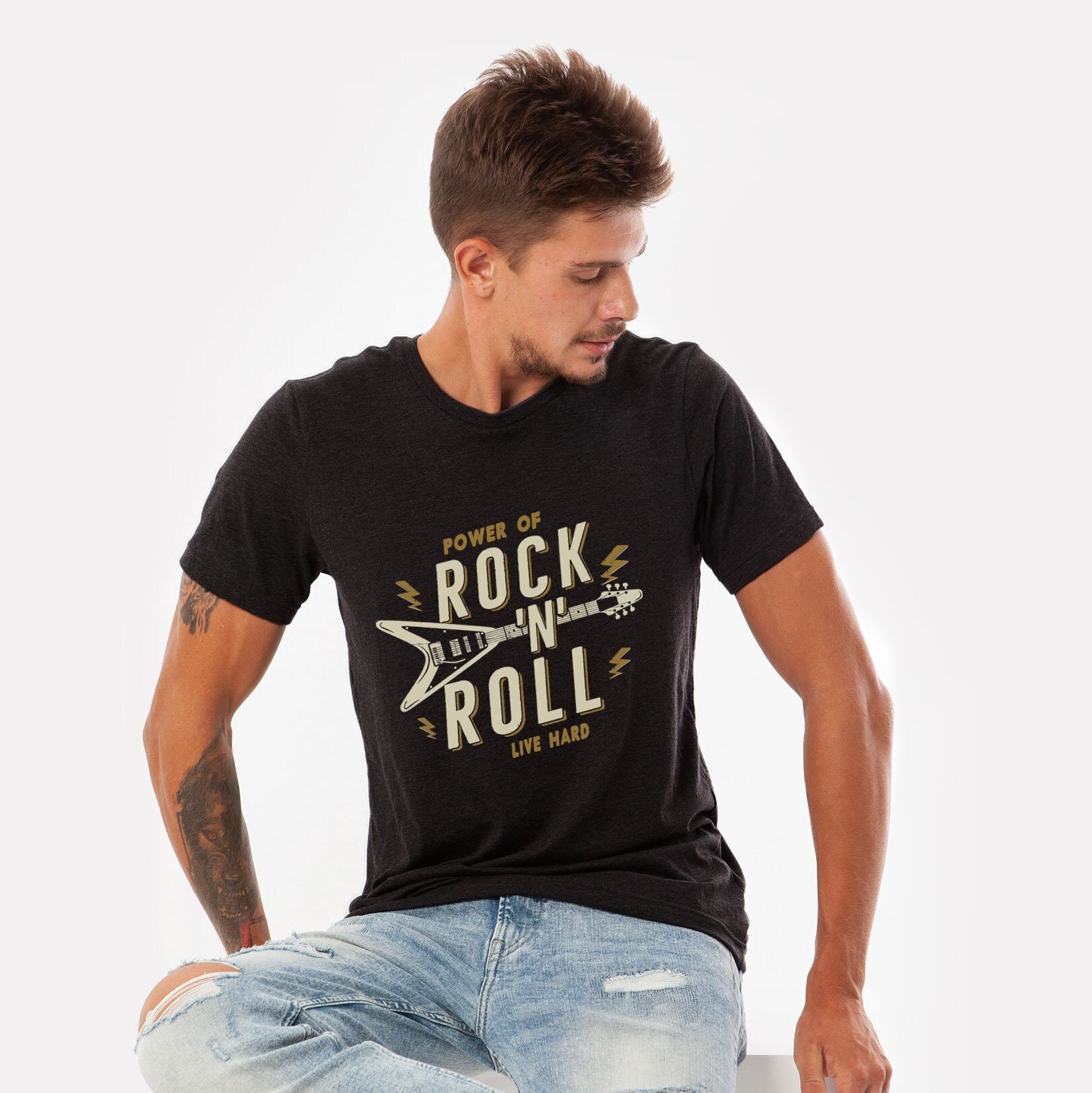 Discover Music Shirt, Vintage Style Rock and Roll Shirt, Rock N Roll T-shirt