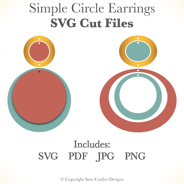 Hollow Circle Svg File Etsy