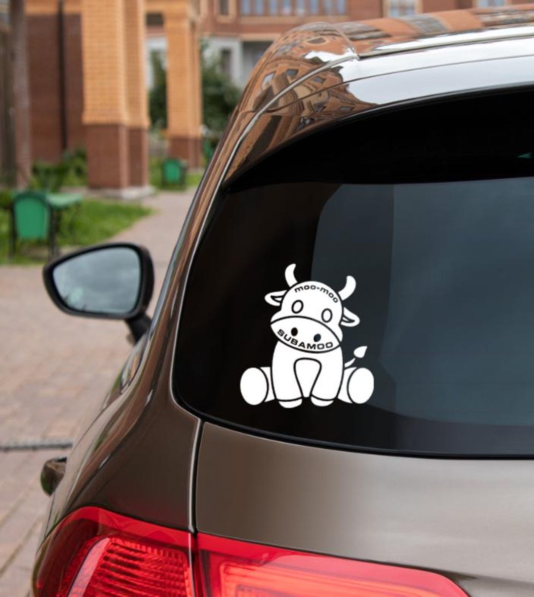 Cute Little Cow Decal Moo Moo Cow Prints Decal Free Ship - Etsy