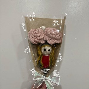 ramo de la virgen maria a crochet