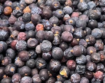 Juniper Berries, Dried juniper Berries, Natural Berries, Curio, Magick, Juniper, Dried Juniper, 28g Package, 1oz Package, Dried Herbs and