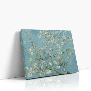 Van Gogh Almond Blossom Canvas Wall Art, Nature Art, Vintage Art, Canvas Art Print
