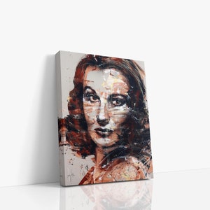 Mario Henrique Vivien Leigh Lienzo Arte de pared, Arte de retrato, Arte femenino, Impresión de arte de lienzo