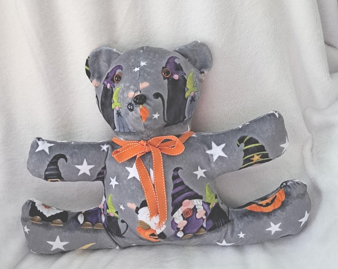 17"x13" Minky Plush Halloween Bear