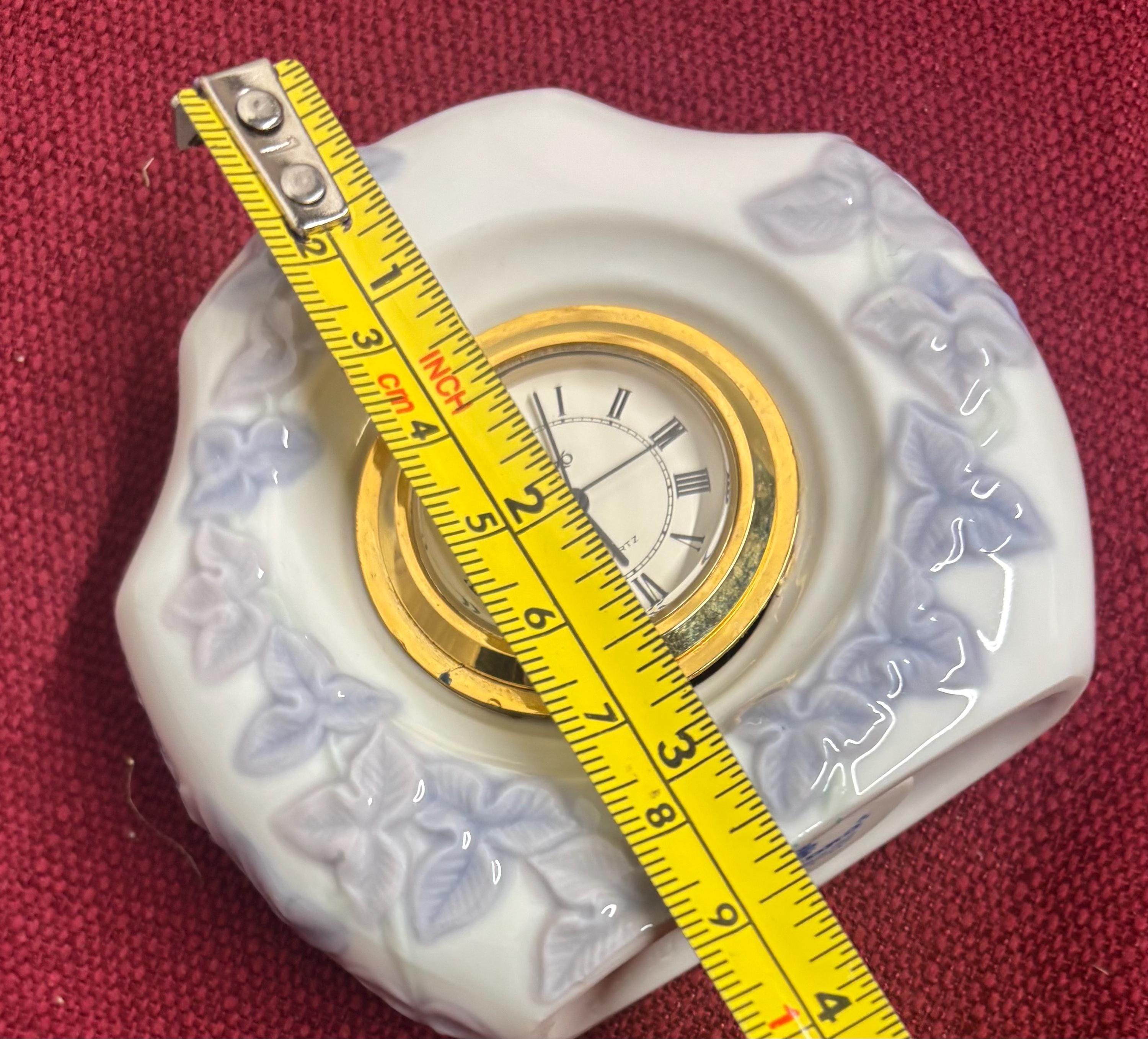 Vintage, Lladro Porcelain Clock. Sometimes Called Valencia or