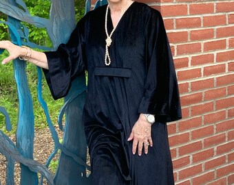 Halston Caftan Dress - Etsy