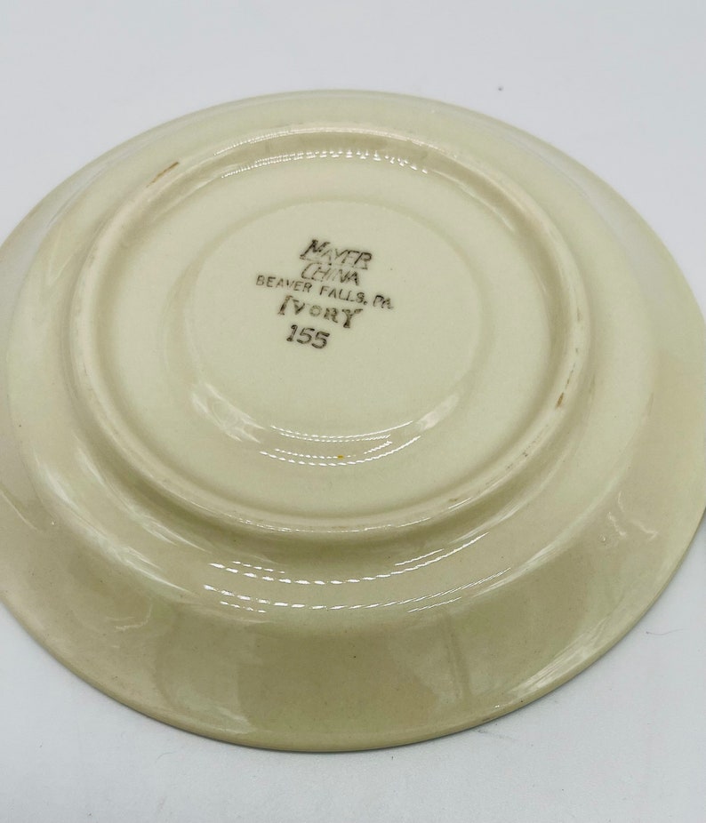 Set of 4 Mayer China Tea Cups and Saucers. Zero Imperfection Etsy