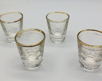 MCM Shot Glasses in Excellent Condition. Set of 4!