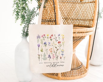バッグ everyone nylon tote bag ABCD FLEURS Hand Painted Pink Flower Tote Bag - Etsy