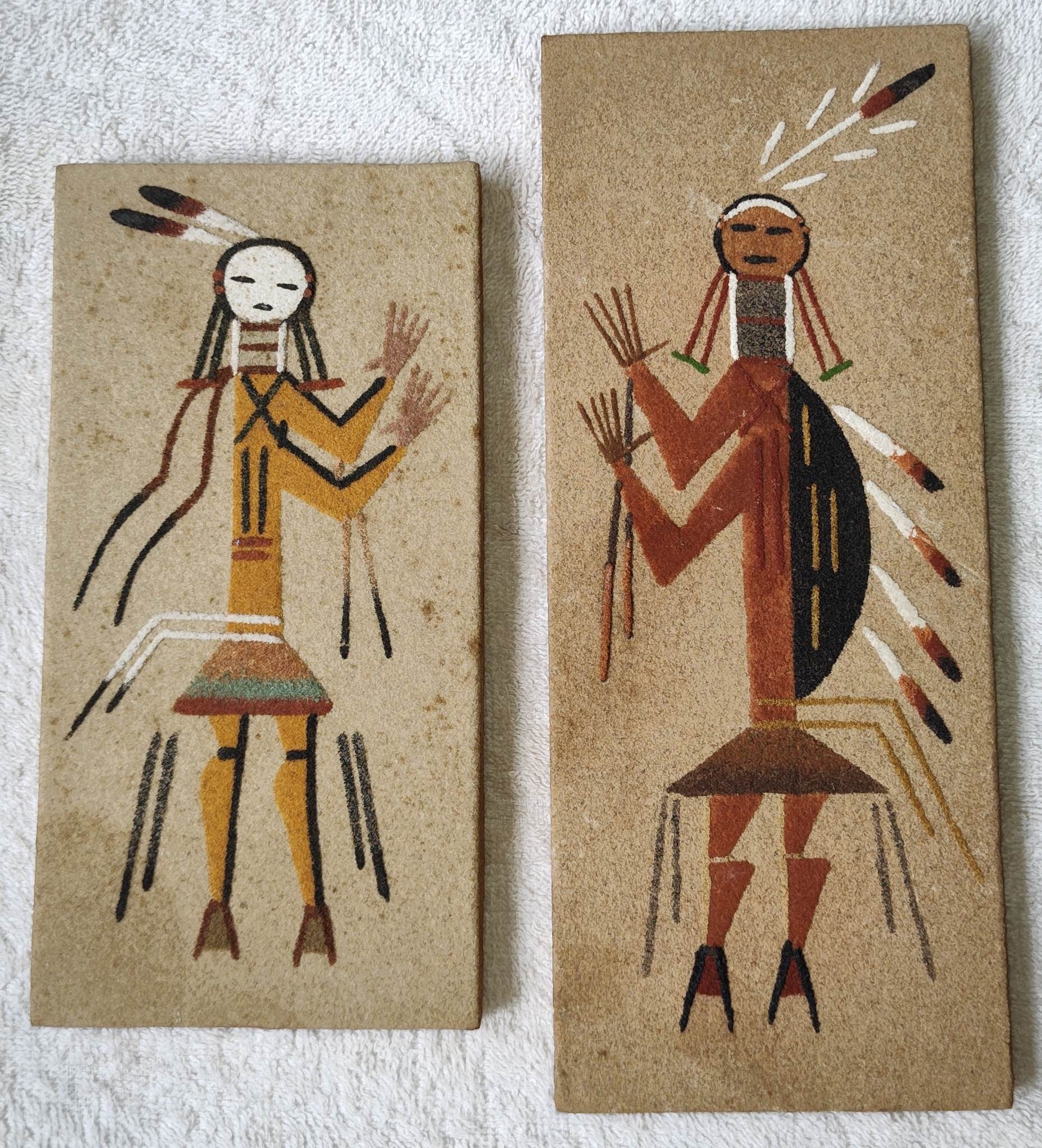 Edward S. Curtis Navajo Sand Paintings - Etsy