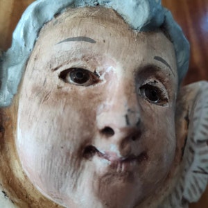 Victorian Cherub With Glass Eyes