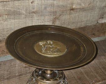 Antique French Bronze Tazza