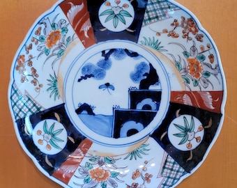 Increíble plato vintage japonés Imari