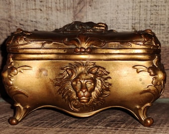 Art Nouveau 1890-1910 Rogers Jewelry Casket