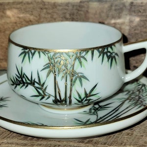 Vintage Eggshell Porcelain Cup & Saucer
