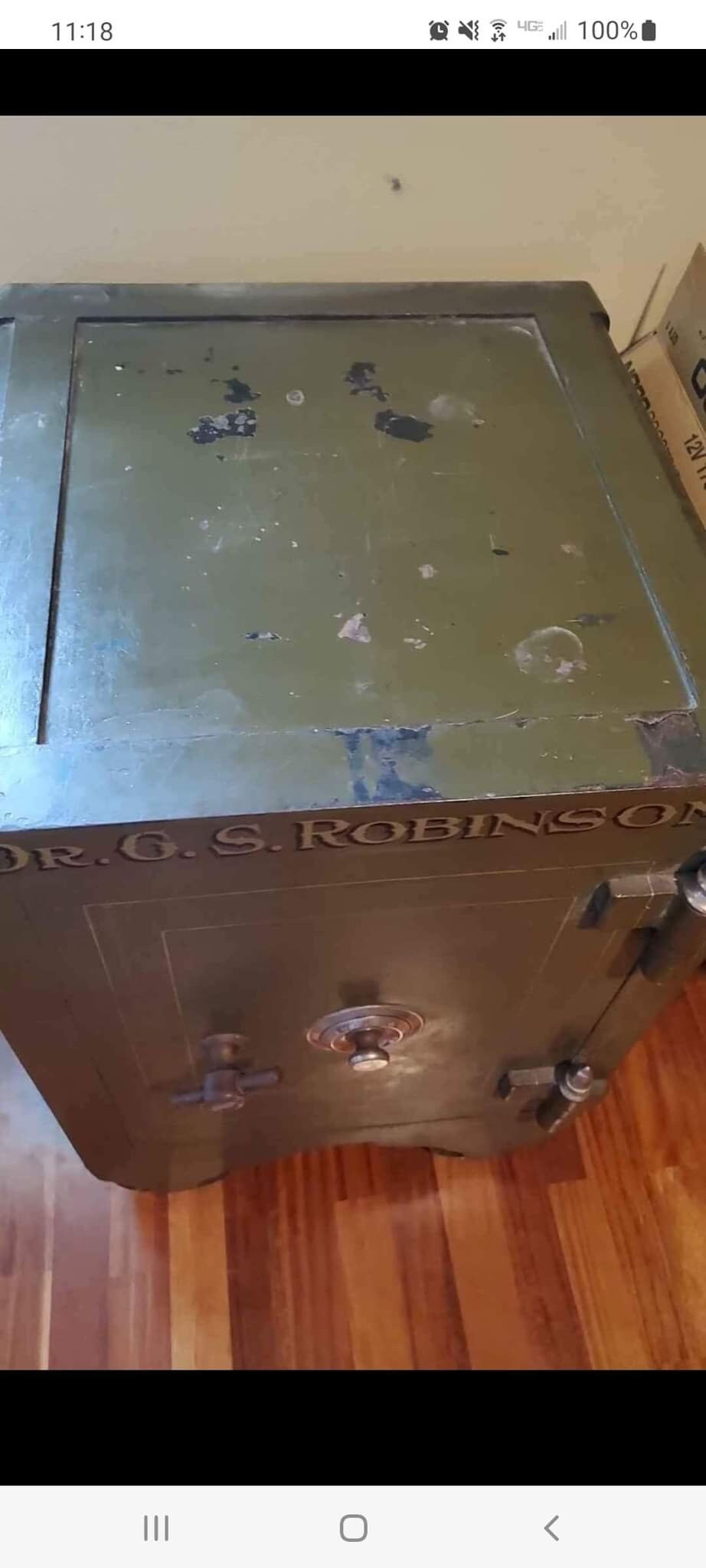 Morris Ireland Safe Co. Late 1800's Etsy