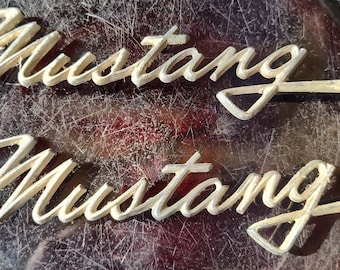 1968 Original Mustang Emblems
