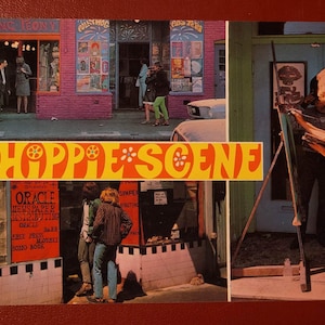 La scène hippie Carte postale