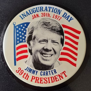 Spilla extra large Jimmy Carter del 1977