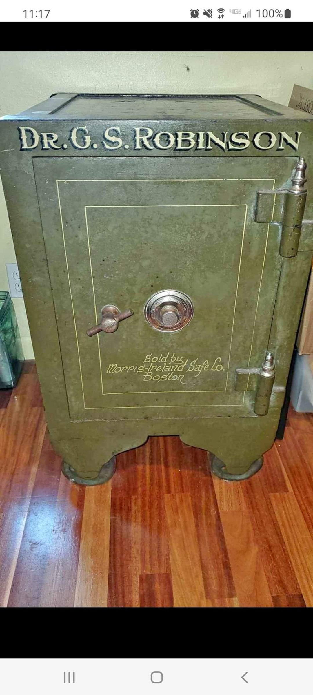 Morris Ireland Safe Co. Late 1800's Etsy
