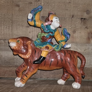 Large Vintage Chinese Roof Tile