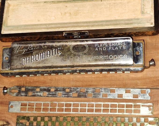 Vintage Honer Harmonica with Extras
