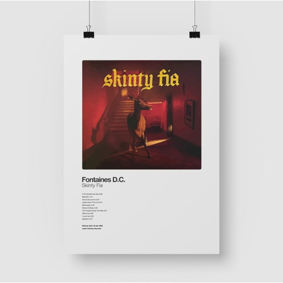 Fontaines DC Skinty Fia A3/A4 Posters Album Cover Poster Etsy