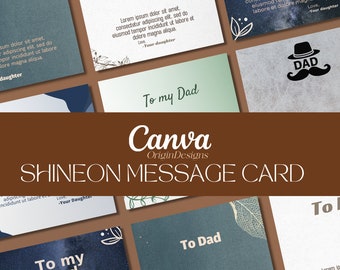 ShineOn Message Card templates-For Edit Message Card For Dad-Message Card for Men-jewelry message card-ShineOn templates-Jewelry card