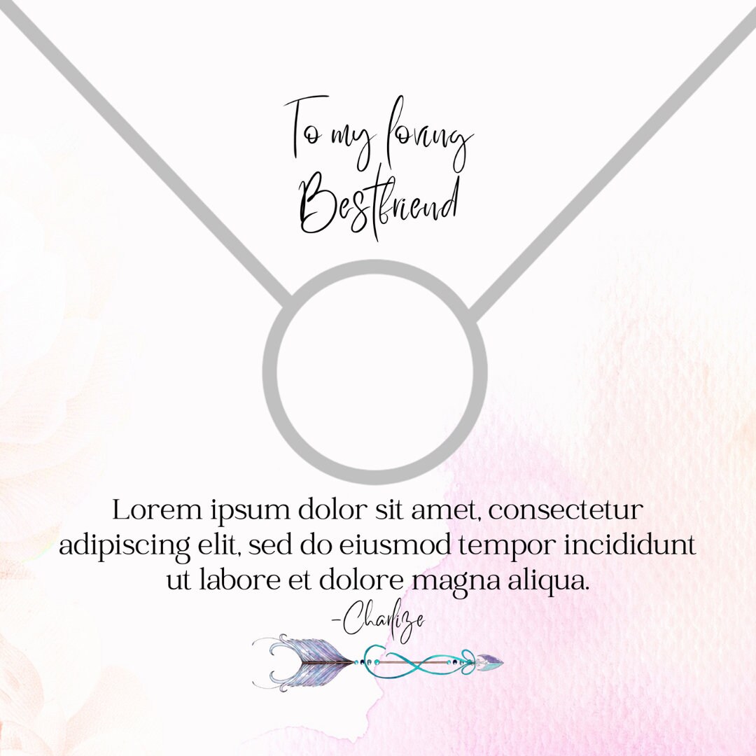 Shineon Message Card Templatescanva Boho Templateseditable Etsy