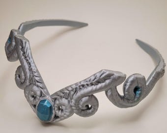 Fantasy Crown Tiara - 3D Printed - Tons of Color Options - Hand-painted Cosplay