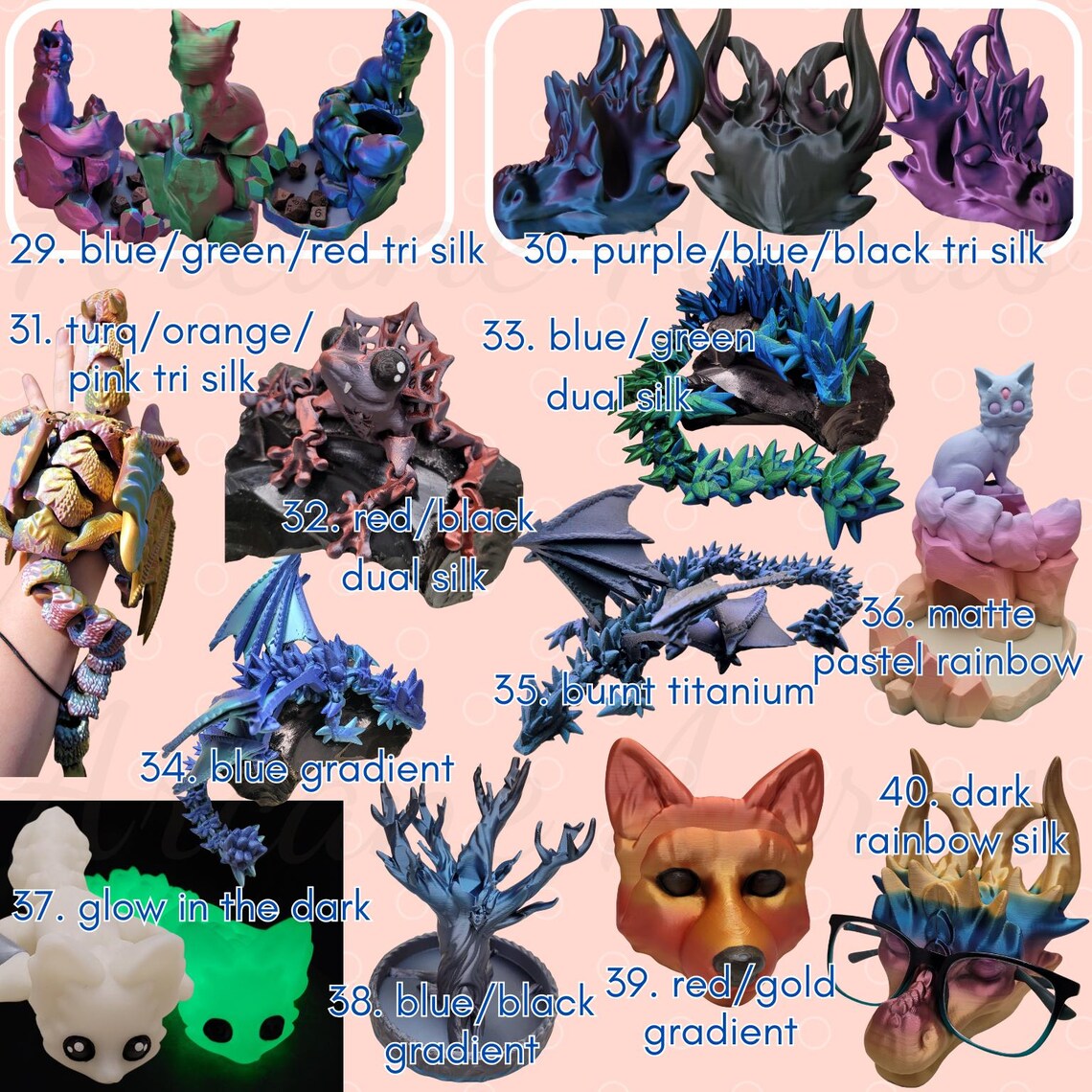 Fantasy Crown Tiara 3D Printed Tons of Color Options Handpainted
