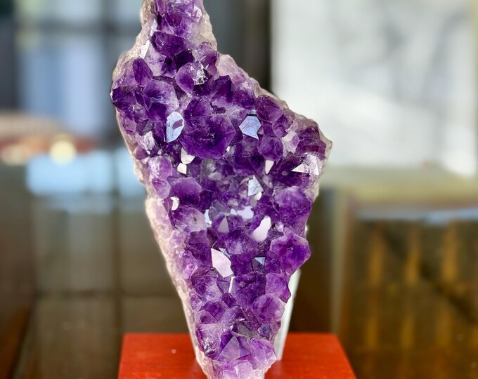 Nice Natural Amethyst Crystal Cluster Display Fine Mineral Specimen Piece