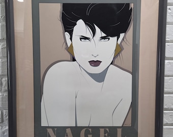 Patrick Nagel Original 1983 Kristen Serigraph 1st Print Mirage 1659 Santa Monica