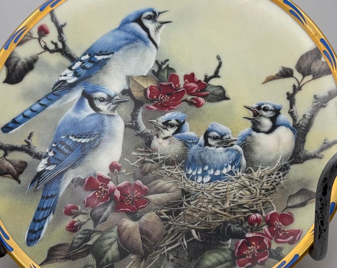 Lenox 1995 Limited Edition Fine Ivory China "MORNING SONG" By Catherine Mcclung