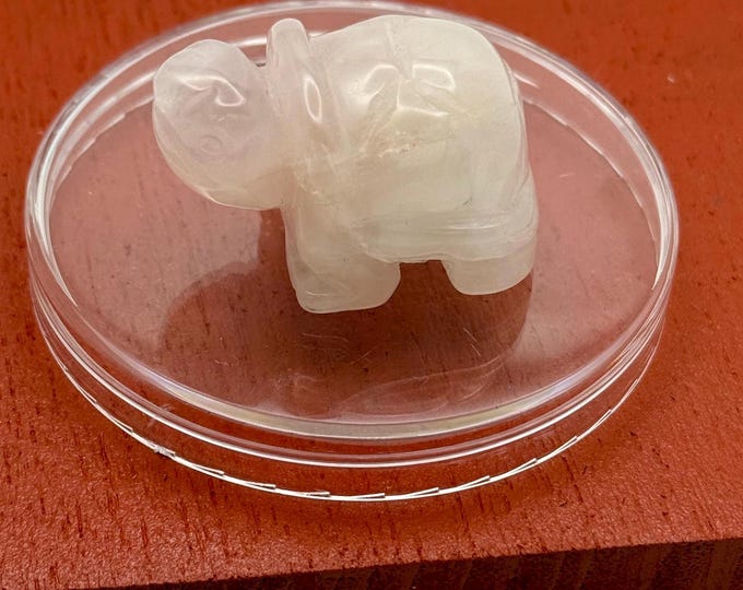 Pink Rose Quartz Adorable Miniature Turtle Carved Natural Crystal Charm Figurine Art