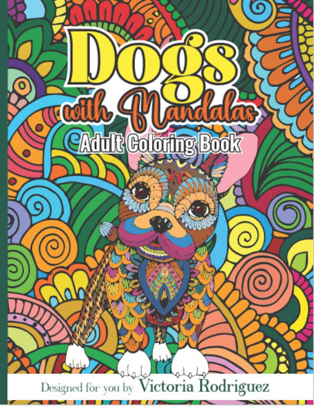 Mandala Dogs Coloring (PDF Book) - Relaxing Cute Ornamental Dog