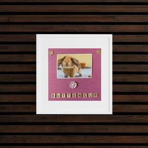Personalised Scrabble Tile Framed Family Names