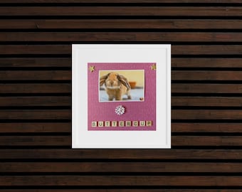 Personalised Scrabble Tile Framed Family Names