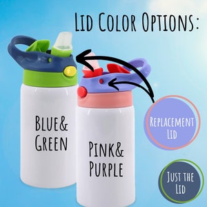 Replacement Lid for 12oz Kids Insulated Water Bottle