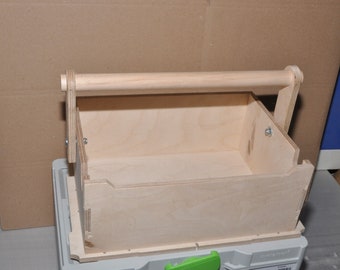 Tool insert tool box made of wood fits Festool Systainer SYS3 M Drawing in CDR and DXF format for milling yourself