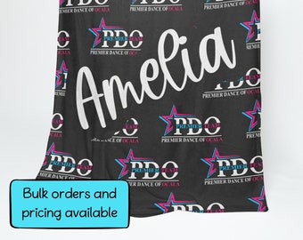 Cheer Team Custom Blanket/Custom Blanket/Cheer Competition Blanket/Personalized Blanket/Custom Dance Blanket/Cheer Blanket/Cheer Gift