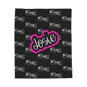 Dance Team Custom Blanket/Custom Blanket/Dance Competition Blanket/Personalized Blanket/Custom Gift/ Custom Blanket image 3
