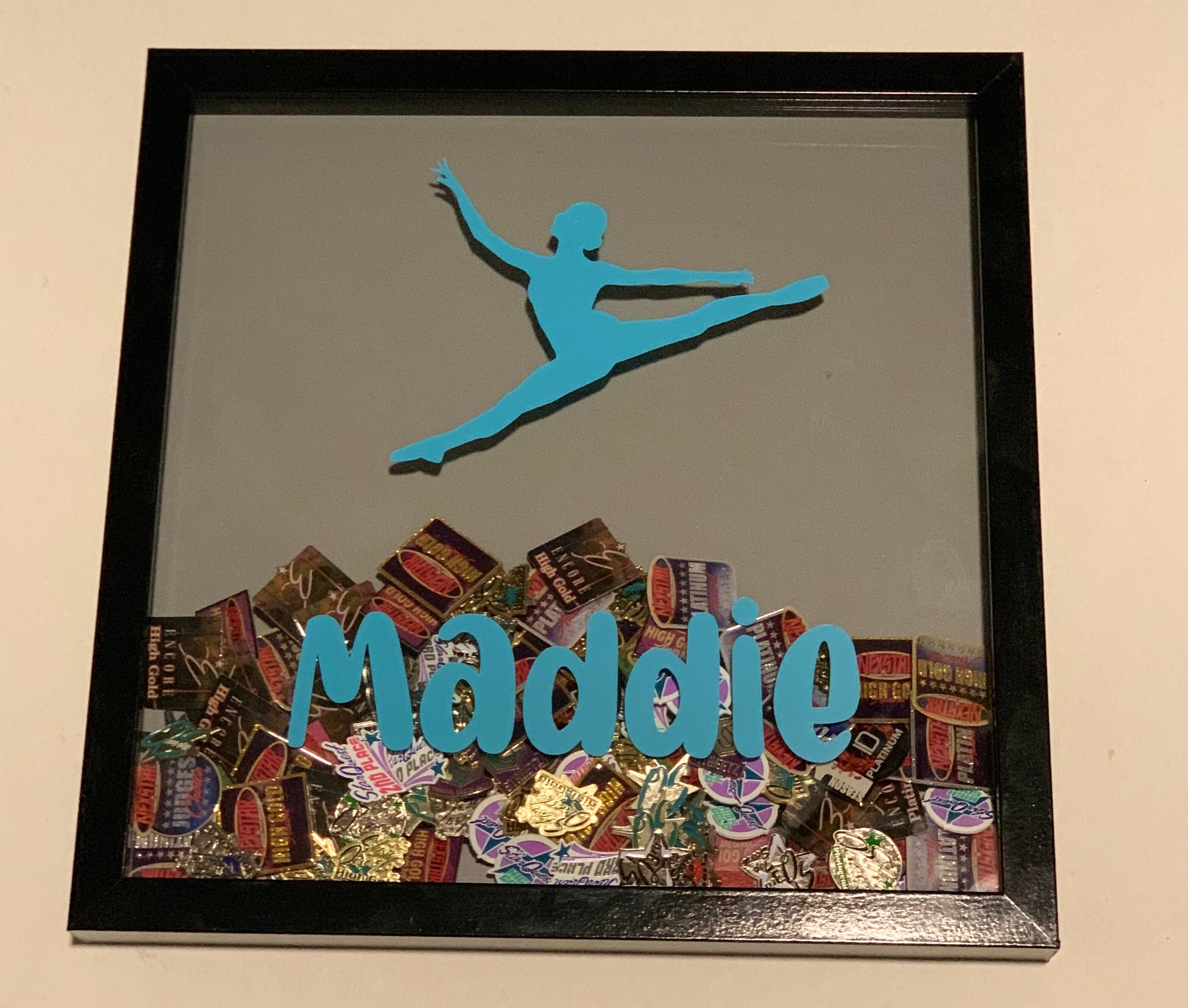 Dance Competition Pin Shadow Box / Dance Pin Box / Sport Pin Etsy