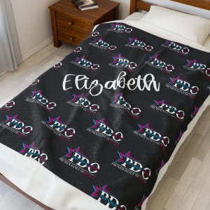 Dance Team Custom Blanket/Custom Blanket/Dance Competition Blanket/Personalized Blanket/Custom Gift/ Custom Blanket